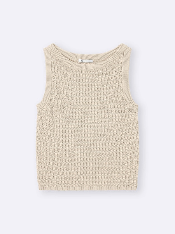 Textured Knitted Tank Top
