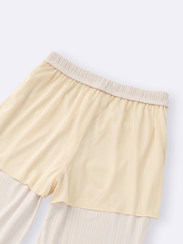 Ribbed Pull-On Pants