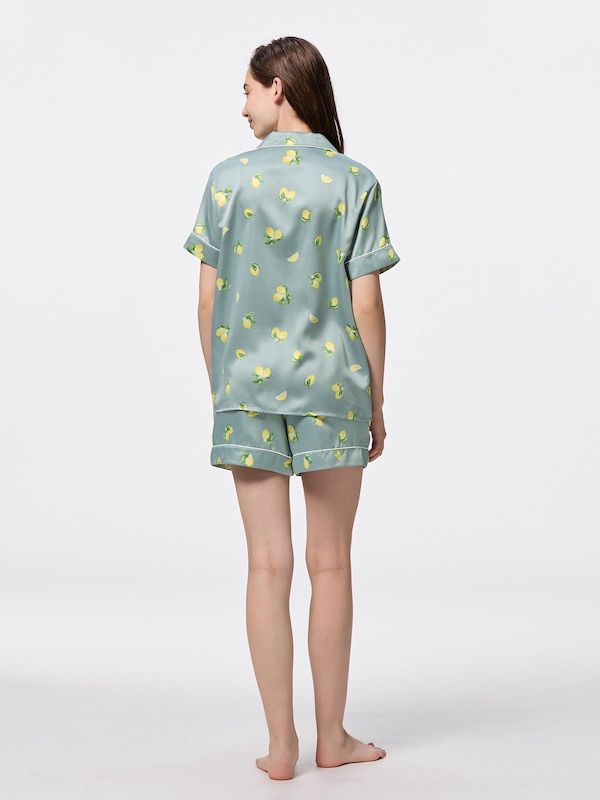 Satin Pajamas | Short | Lemon