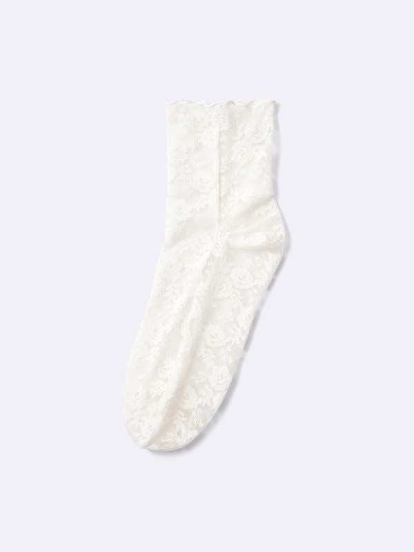 Lace Crew Socks