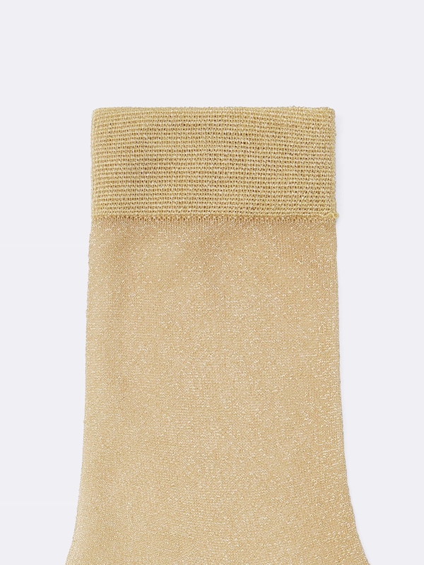Glitter Sheer Crew Socks
