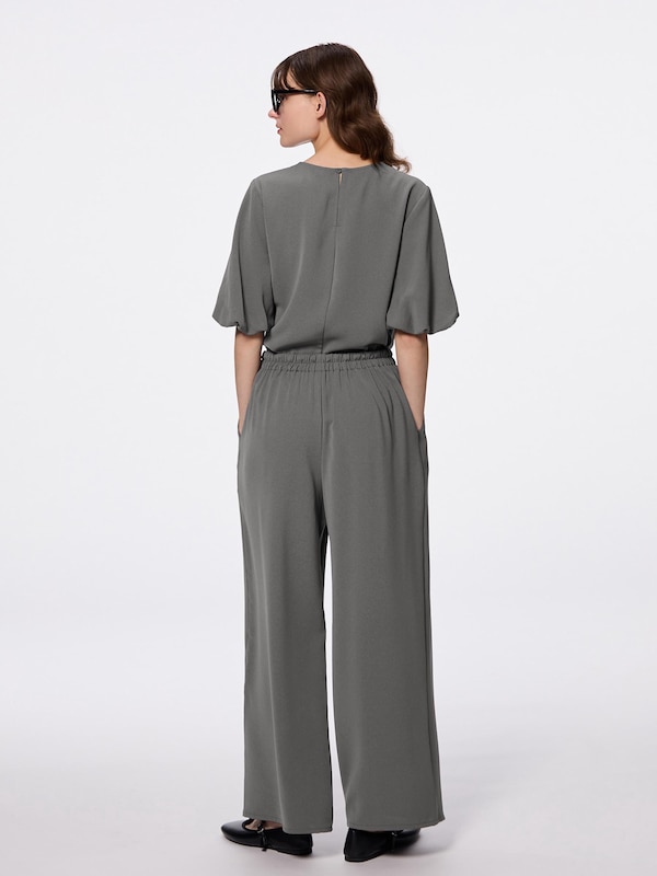 Draped Wide Pants