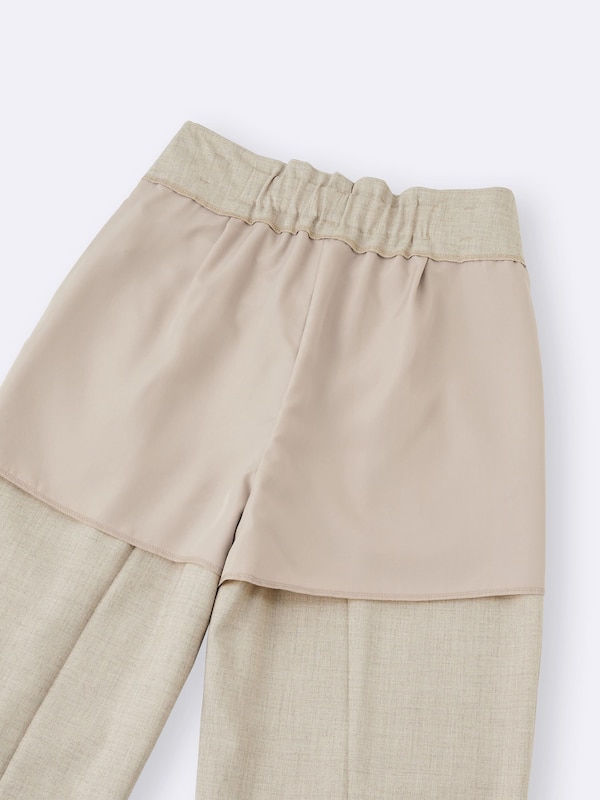 Belted Straight Pants