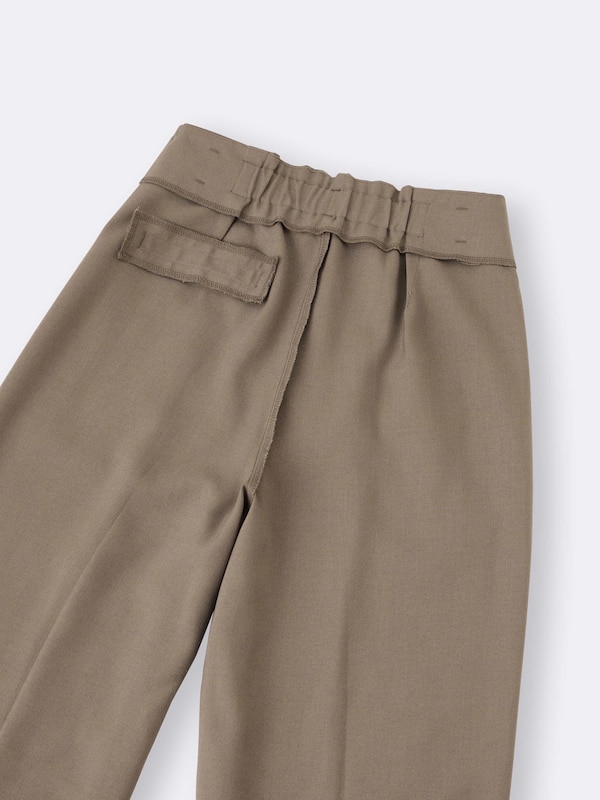 Belted Straight Pants