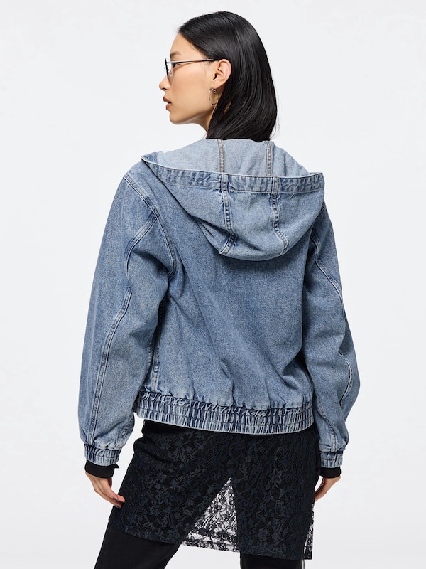 Denim Hoodie Jacket