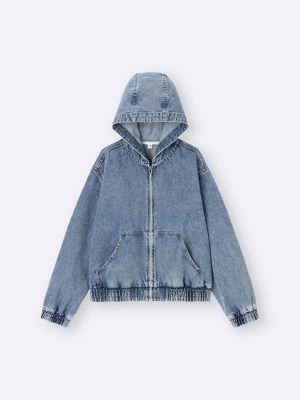 Denim Hoodie Jacket