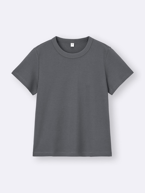 Cotton Smooth Crew Neck T-Shirt