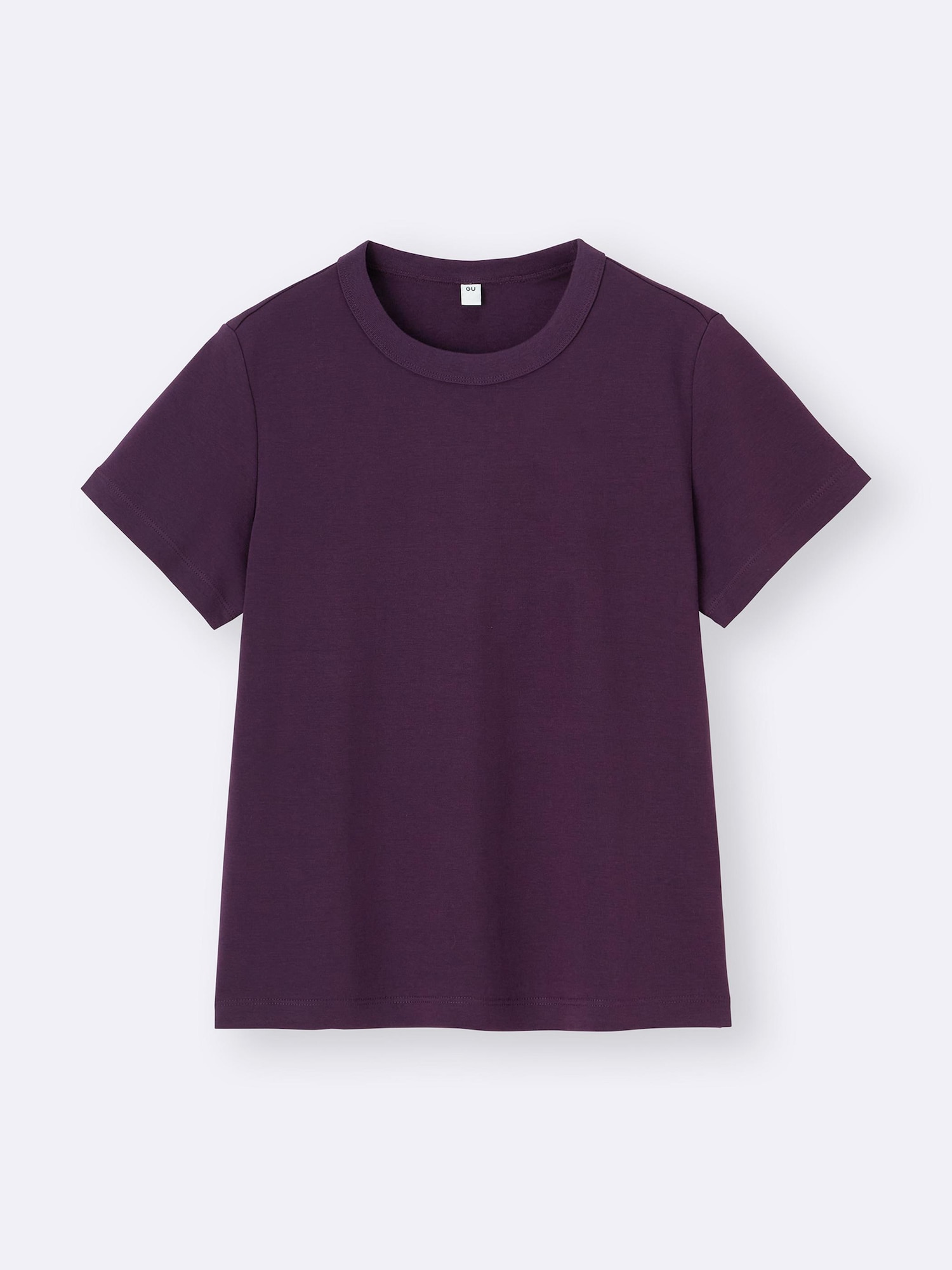 Cotton Smooth Crew Neck T-Shirt | GU US