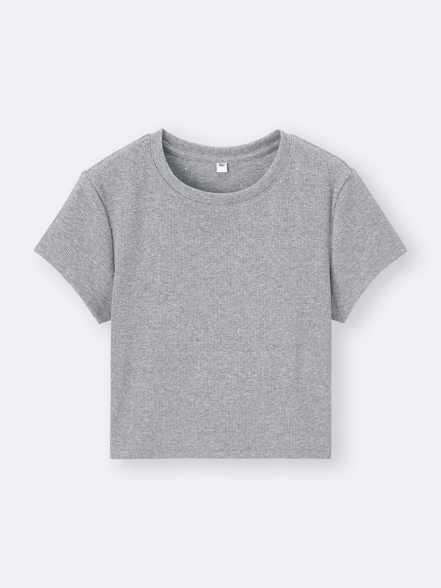 Ribbed Cropped T-Shirt | GU US