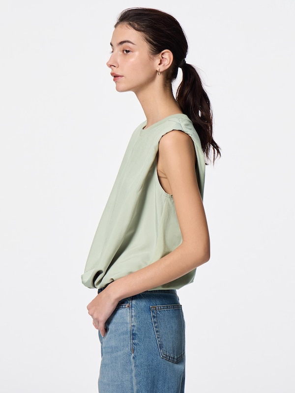 Bubble Hem Pullover | Sleeveless