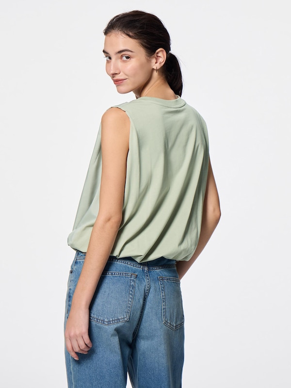 Bubble Hem Pullover | Sleeveless