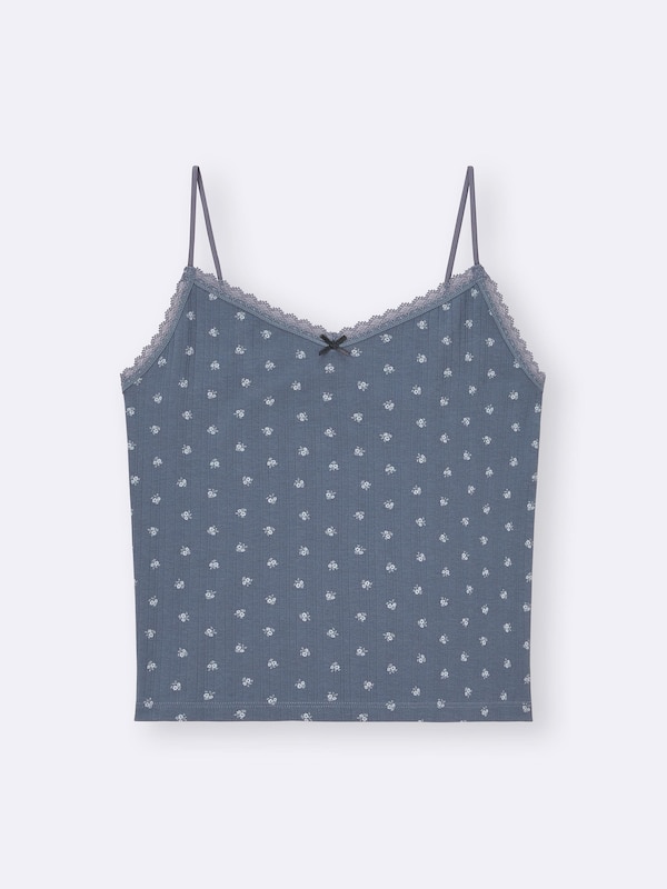 Cotton Blend Cropped Camisole | Dry | Flower
