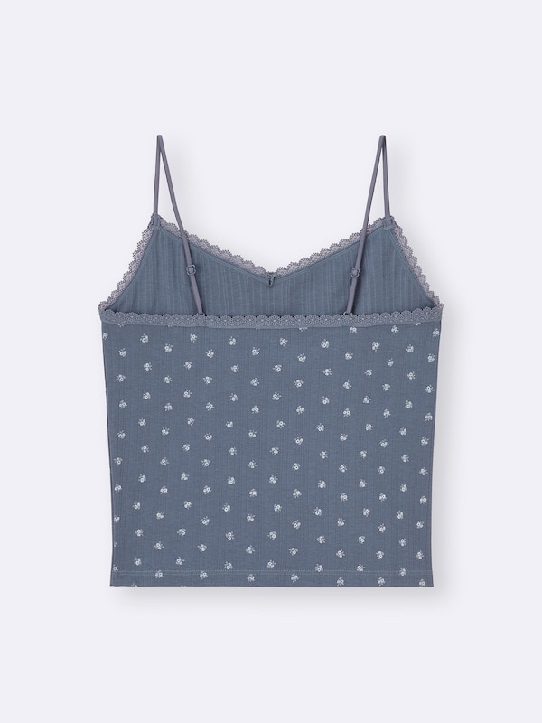 Cotton Blend Cropped Camisole | Dry | Flower