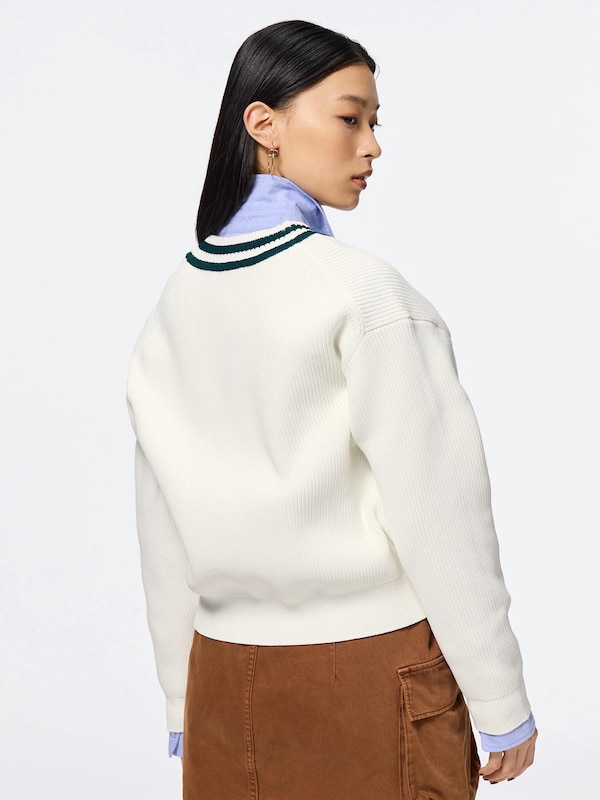 Sponge Knit Tilden Sweater