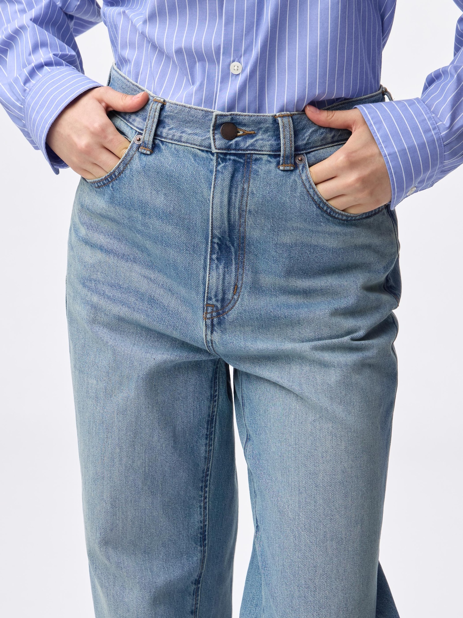 ♡確認用♡ Women's High Rise Straight Jeans | GU US