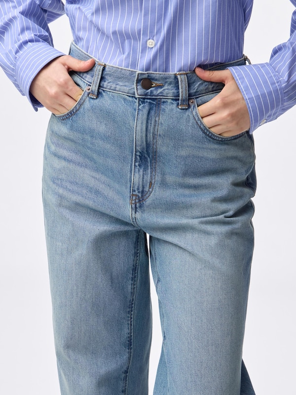 High Rise Straight Jeans