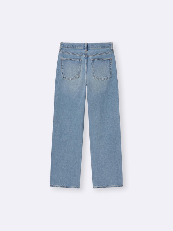 High Rise Straight Jeans
