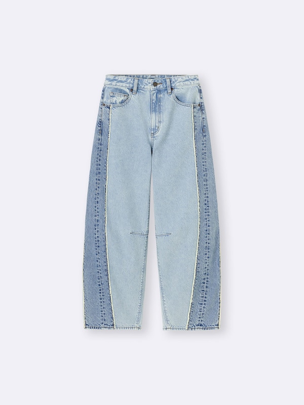 2 Tone Barrel Leg Jeans | Standard 30.5-31 Inseam