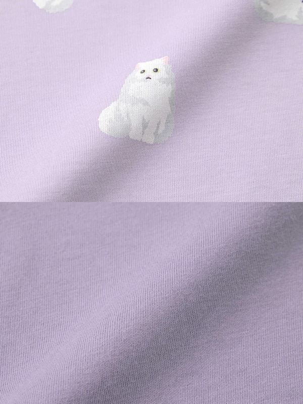Cotton Color Lounge Set | Short | Cat
