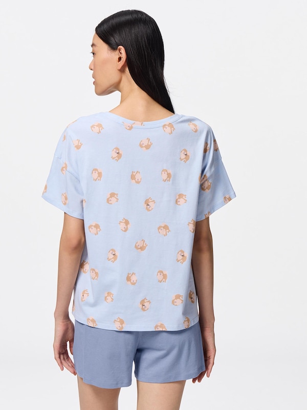 Cotton Color Lounge Set | Short | Dog