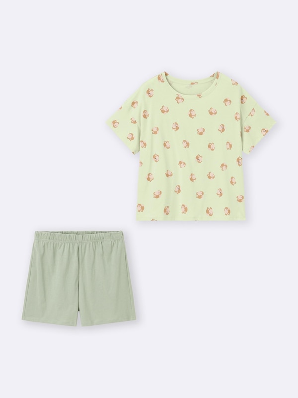 Cotton Color Lounge Set | Short | Dog