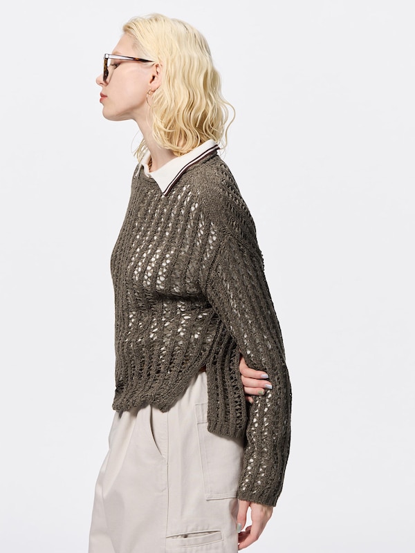 Mesh Sweater