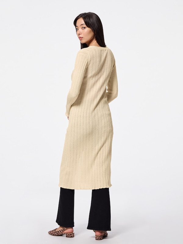 Loop Yarn Long Cardigan