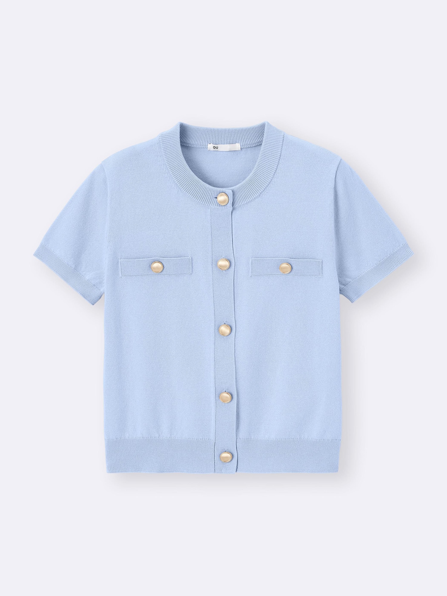 またんご Metal Button Cardigan | Short | GU US