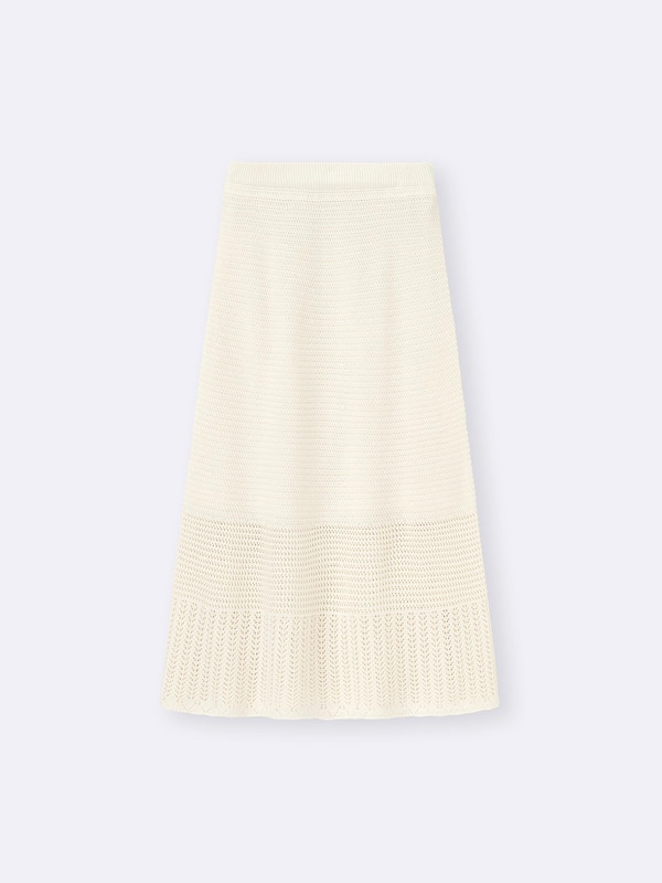 Lacy Stitch Knitted Skirt