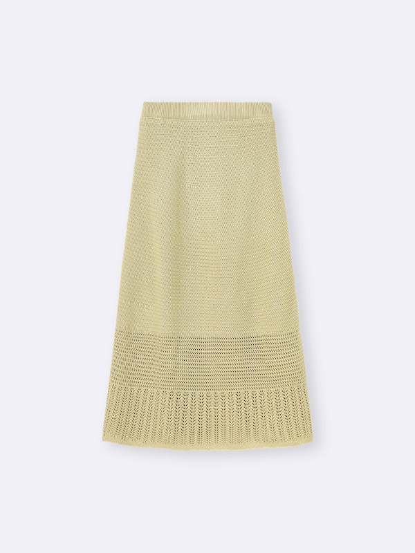 Lacy Stitch Knitted Skirt