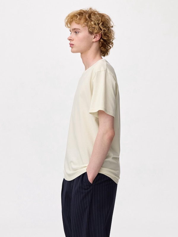 Cotton Color Crew Neck T-Shirt | Short