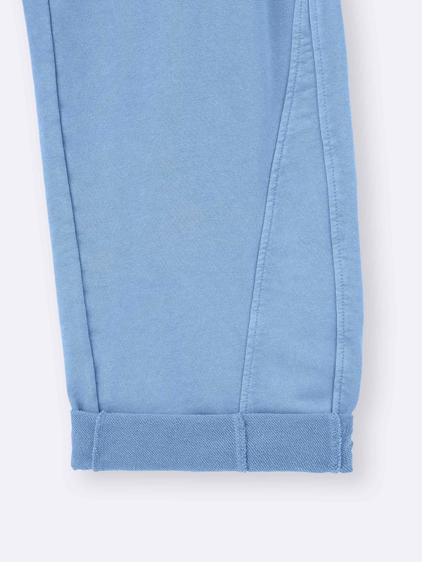 Washed Sweat Barrel Leg Pants