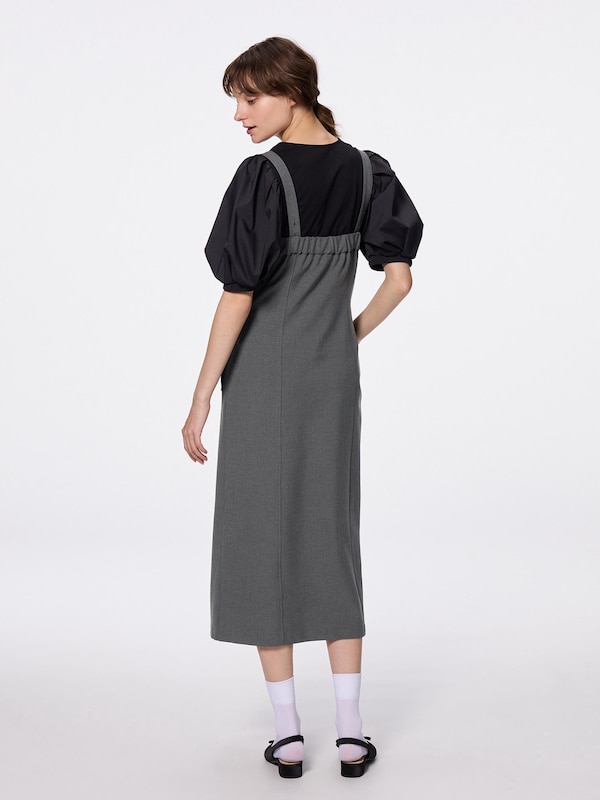 Double Button Jumper Dress