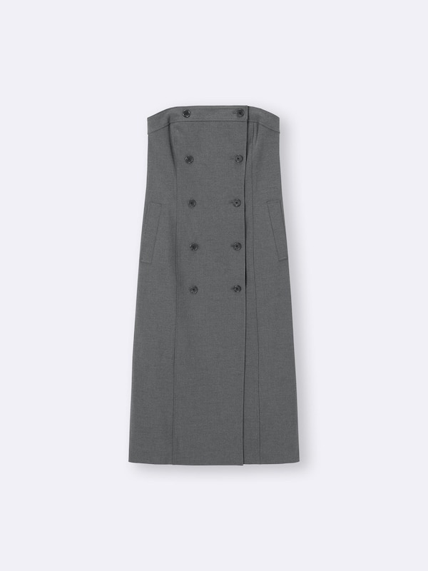 Double Button Jumper Dress