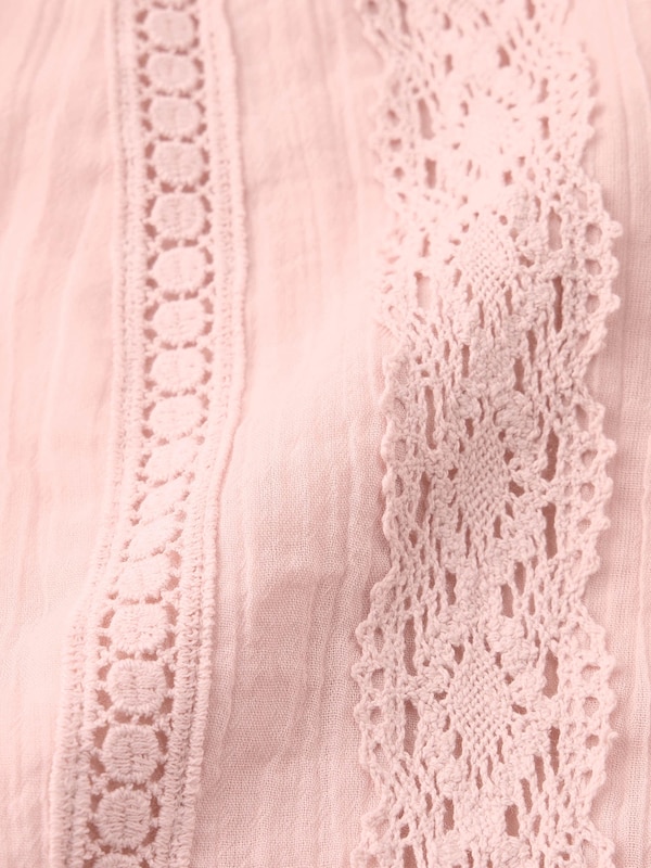 Lace Peplum Blouse | HalfSlv