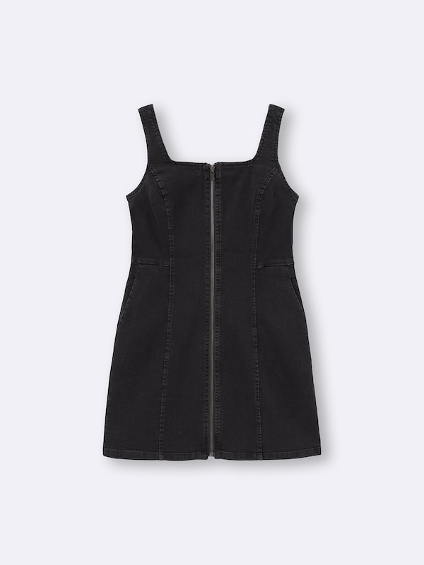 Denim Mini Jumper Dress