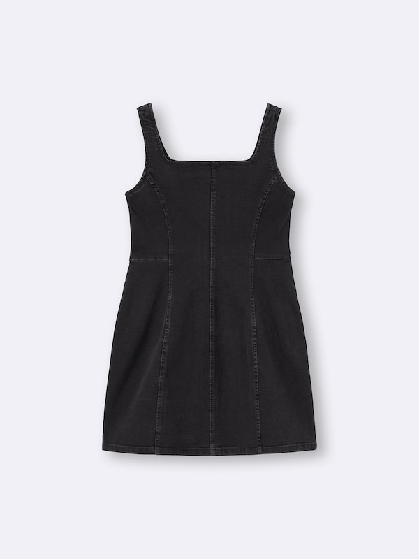 Denim Mini Jumper Dress