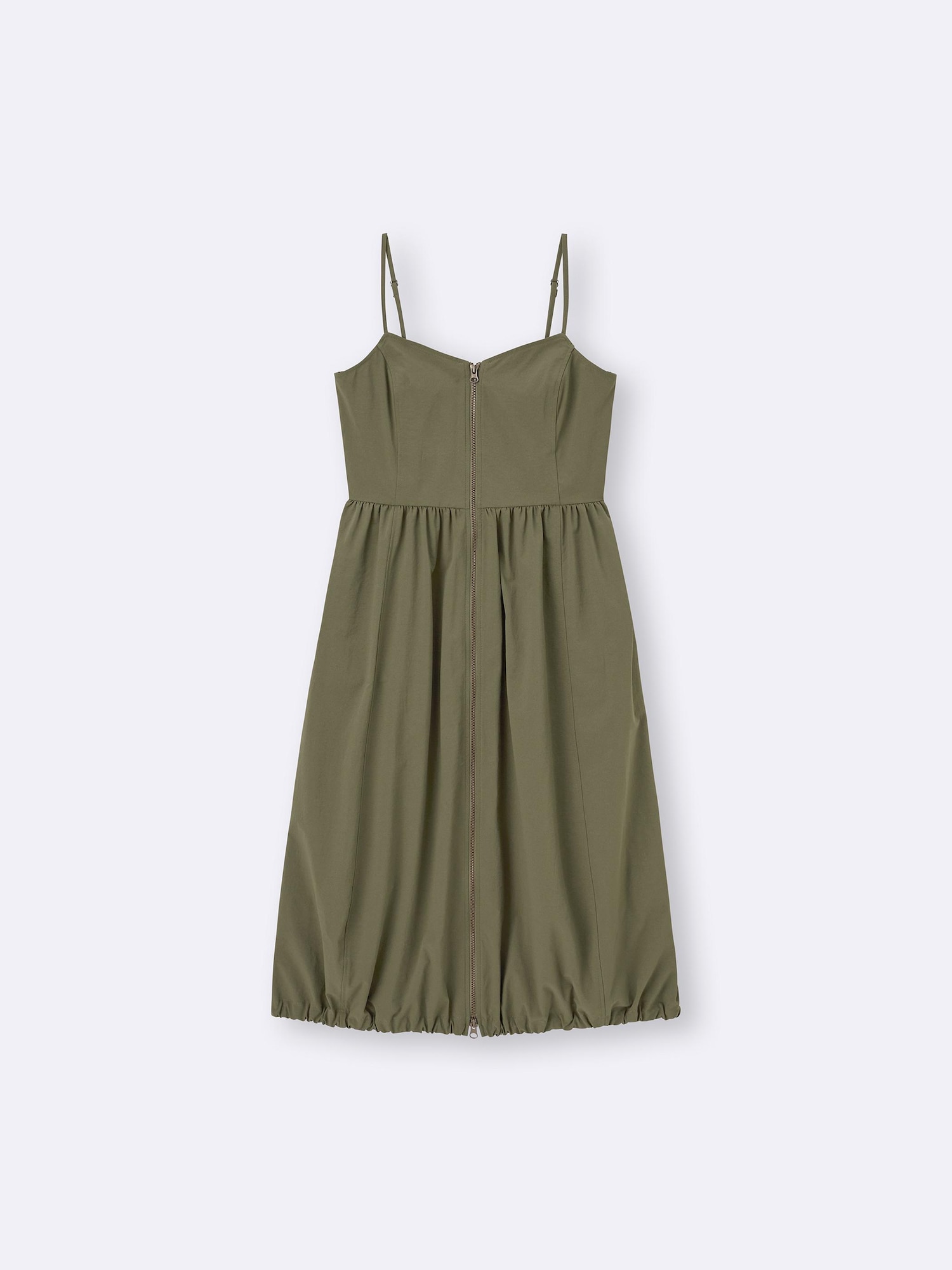 Women's Front Zip Bubble Hem Dress | GU US