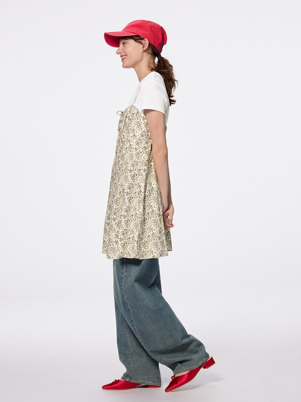 Flower Printed Mini Camisole Dress