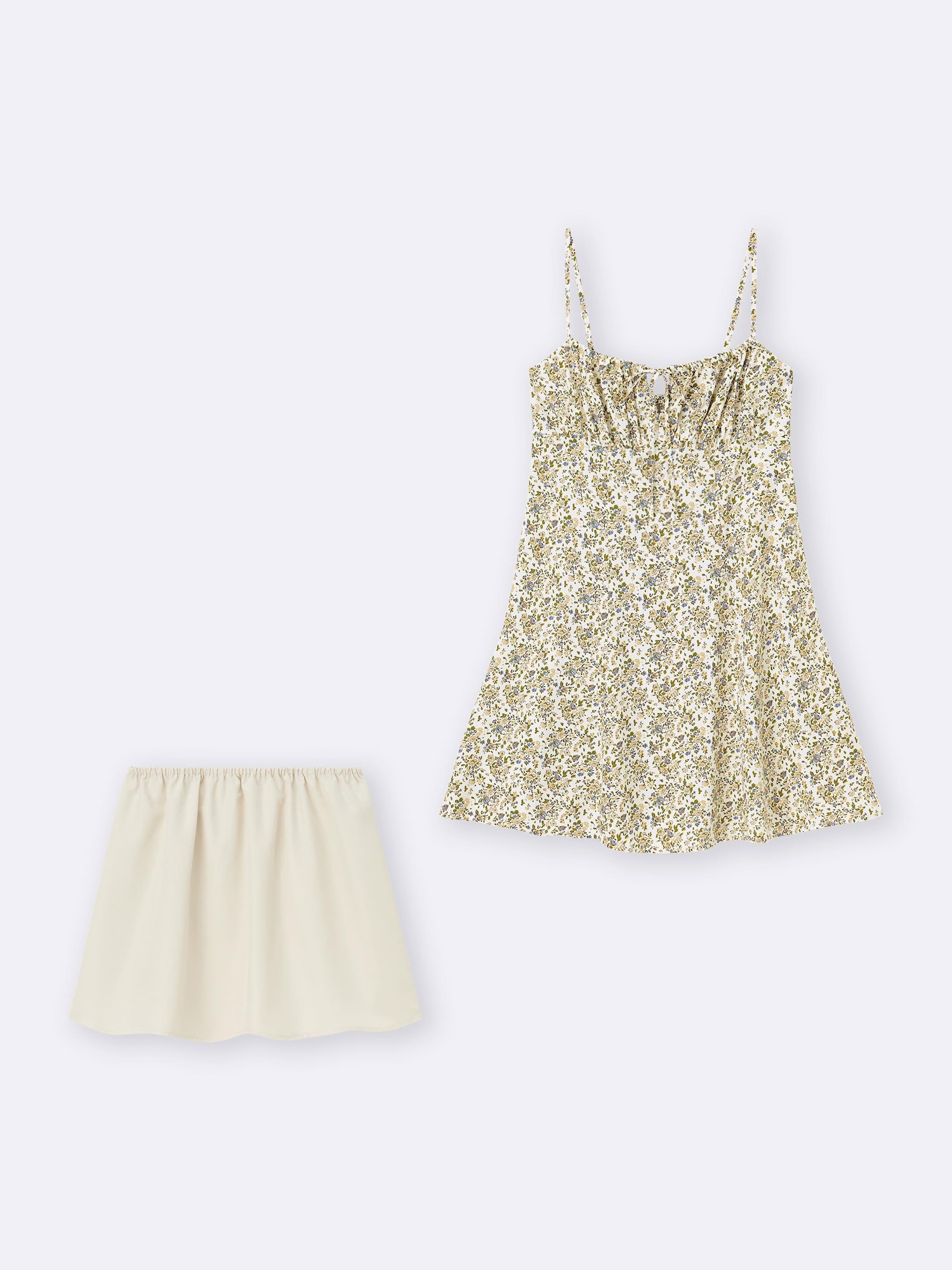 Women's Flower Printed Mini Camisole Dress | GU US