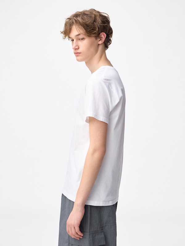 Cotton Color V-Neck T-Shirt