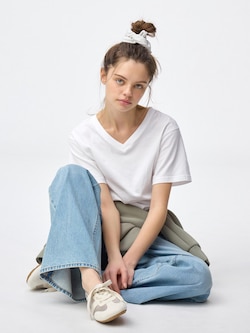 Cotton Color V-Neck T-Shirt