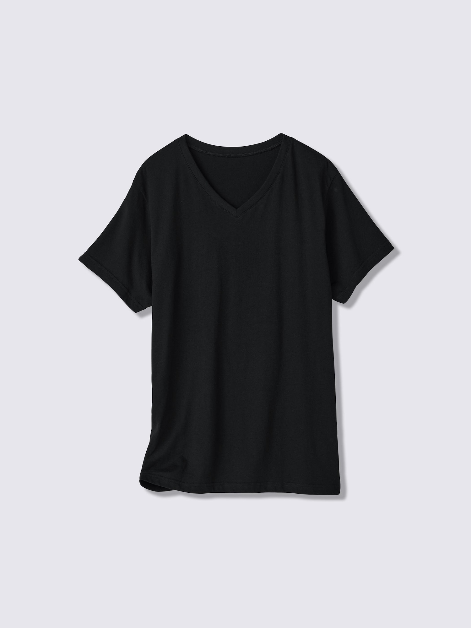 Unisex Cotton Color V-Neck T-Shirt | GU US
