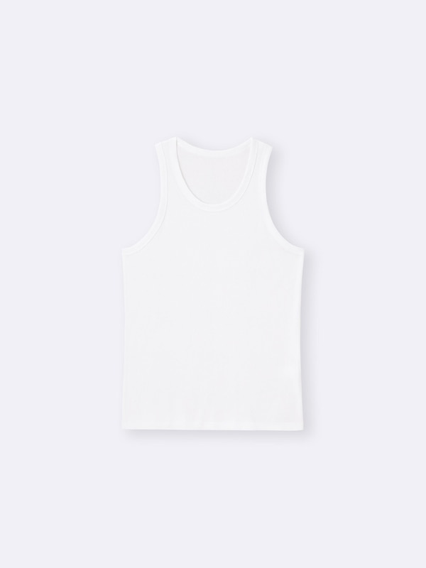 Cotton Color Ribbed Tank Top