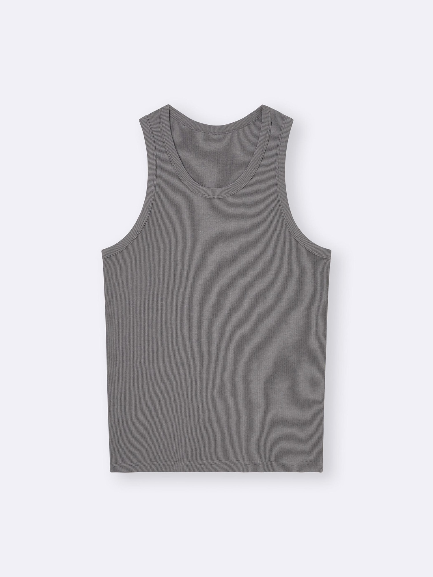 Cotton Color Ribbed Tank Top | GU US