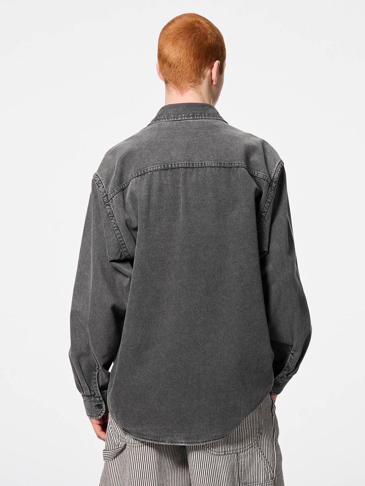 ★MUSINSA STANDARD★ Big brush oversized denim shirt washed MUSINSA | MUSINSA STANDARD Big Brush Oversized Denim Shirt