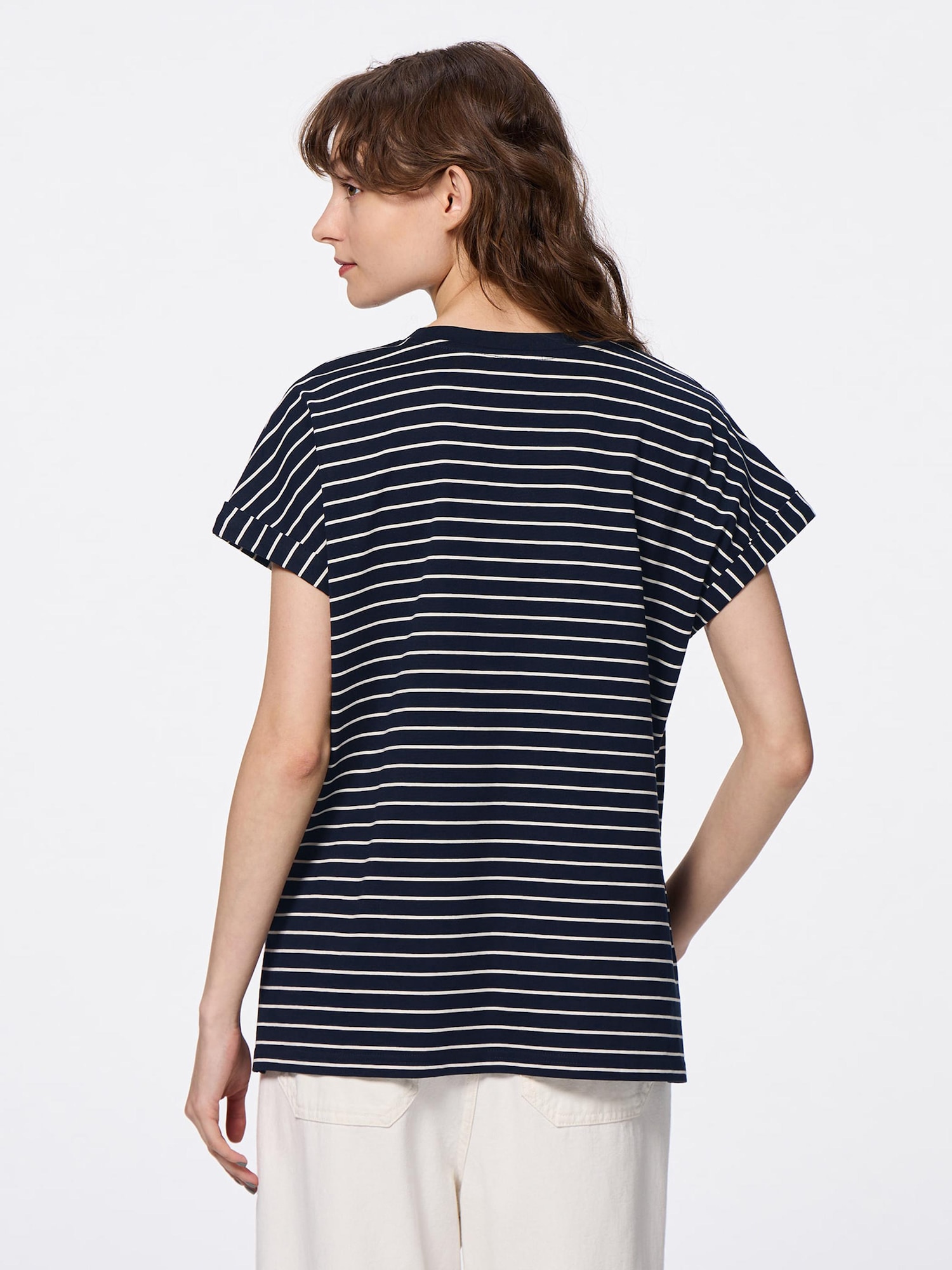 [[ JEANS] Striped T-shirt ★大人気★ gzz62927_white_xl?w=537&qlt=