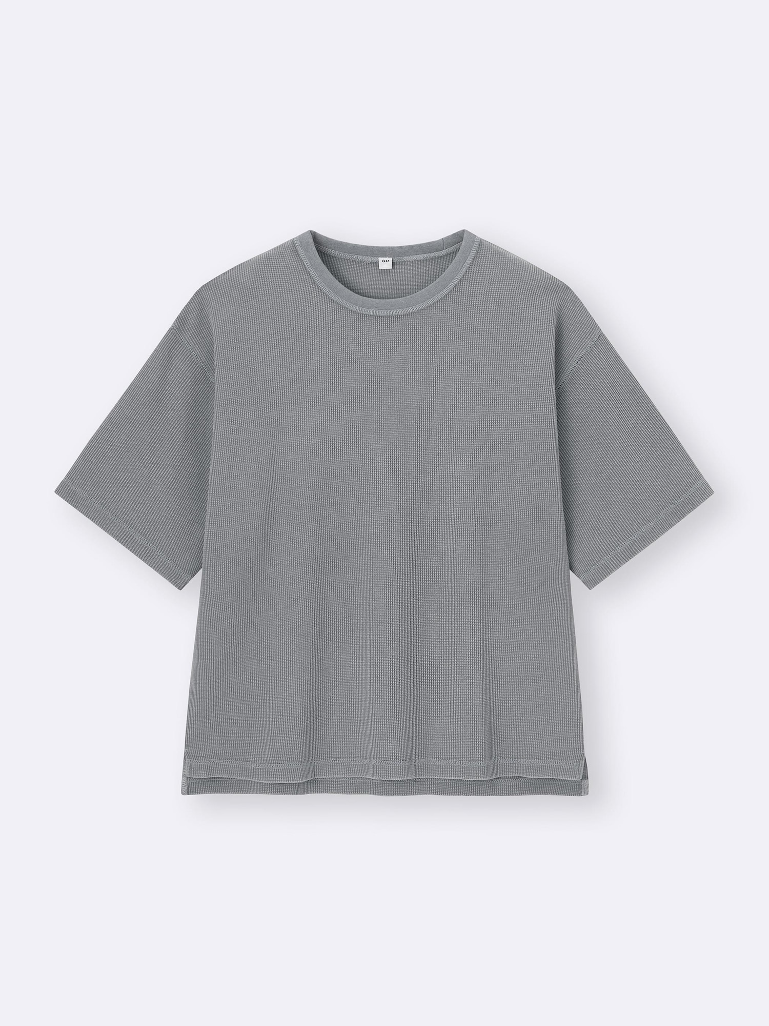 Unisex Washed Waffle Boxy T-Shirt | HalfSlv | GU US