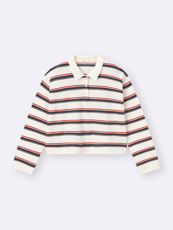 Multi Striped Polo Sweater