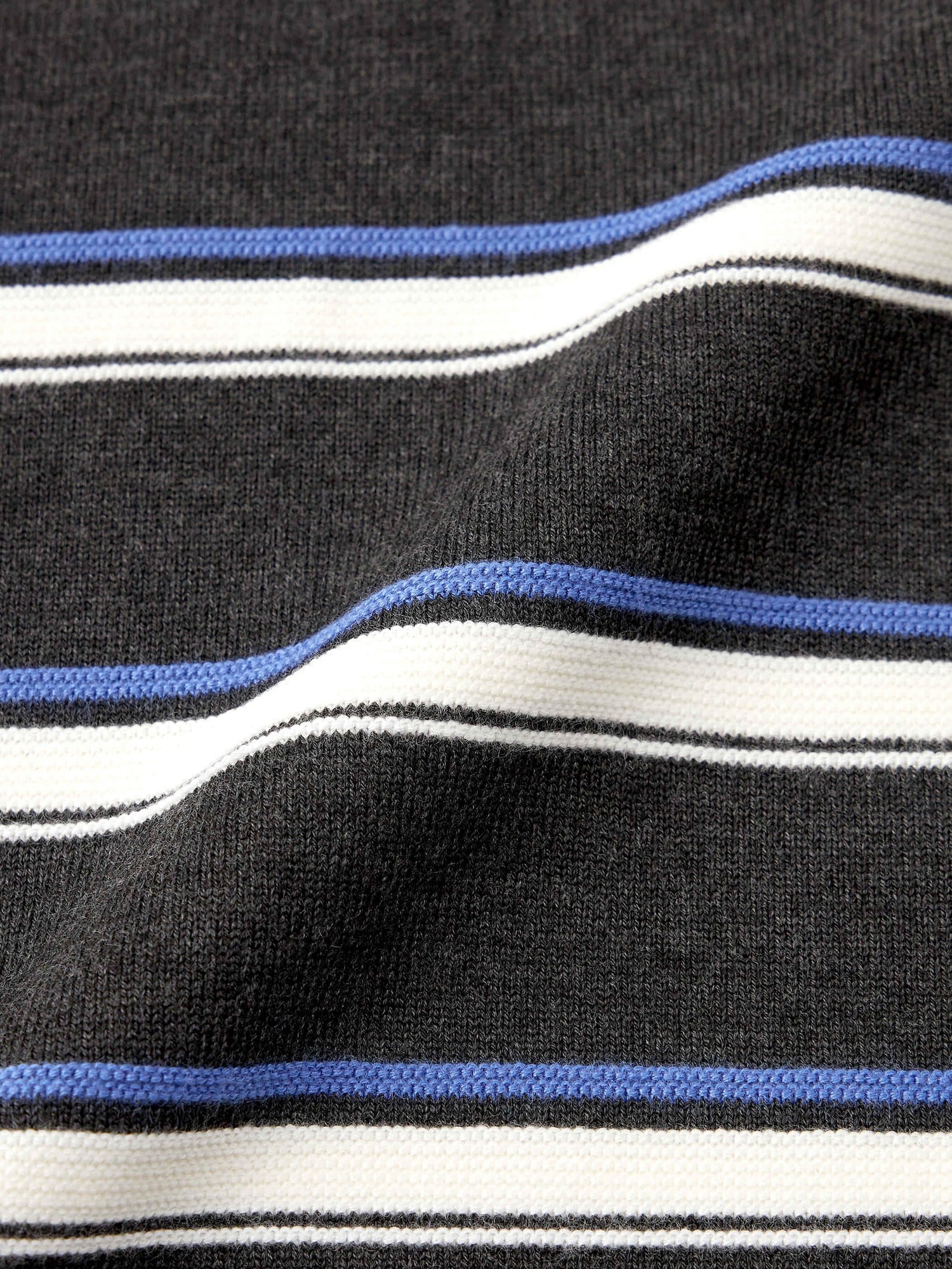 Multi Striped Polo Sweater | GU US Multi Striped Polo Sweater | GU US